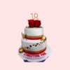 Golden Rose Debut Cake